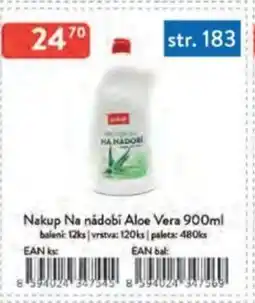 Qanto Nakup Na nádobí Aloe Vera nabídka