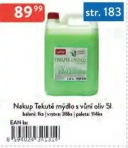 Qanto Nakup Tekuté mýdlo s vůní oliv nabídka