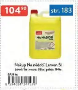 Qanto Nakup Na nádobí Lemon nabídka