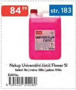 Qanto Nakup Univerzální čistič Flower nabídka