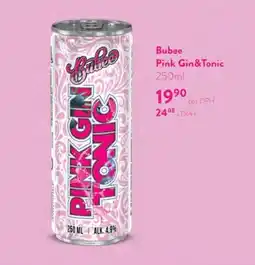 Qanto Bubee Pink Gin&Tonic nabídka