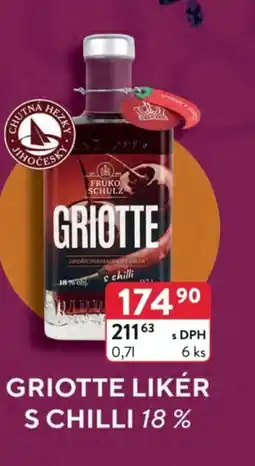 Qanto Griotte likér s chilli 18% nabídka