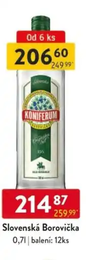 Qanto Slovenská Borovička nabídka