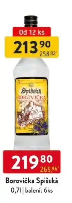 Qanto Borovička Spišská nabídka