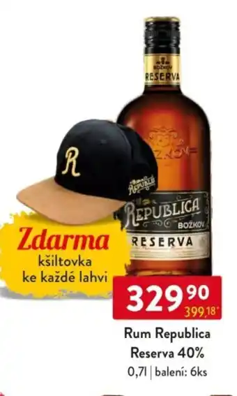 Qanto Rum Republica Reserva 40% nabídka