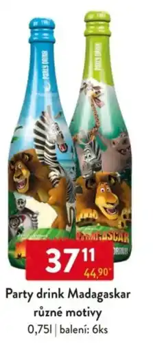 Qanto Party drink Madagaskar různé motivy nabídka