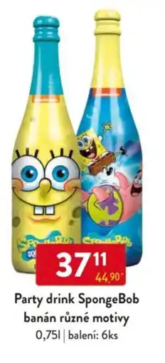 Qanto Party drink SpongeBob banán různé motivy nabídka
