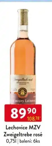 Qanto Lechovice MZV Zweigeltrebe rosé nabídka