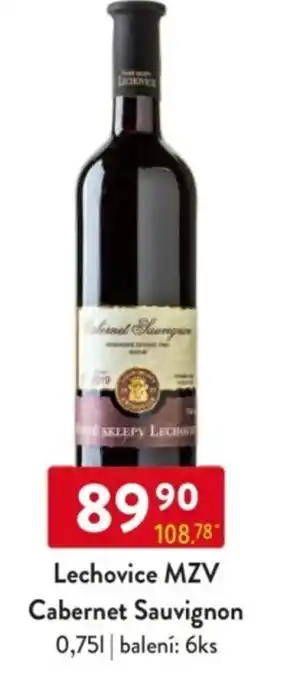 Qanto Lechovice MZV Cabernet Sauvignon nabídka