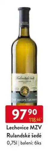 Qanto Lechovice MZV Rulandské šedé nabídka