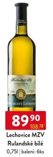 Qanto Lechovice MZV Rulandské bílé nabídka