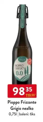 Qanto Pioppo Frizzante Grigio nealko nabídka
