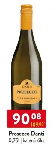 Qanto Prosecco Danti nabídka