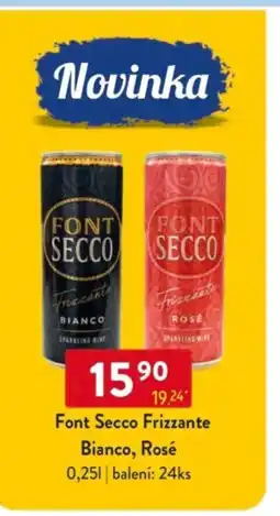 Qanto Font Secco Frizzante Bianco, Rosé nabídka