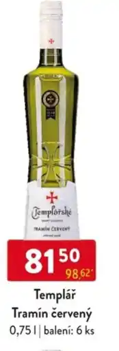 Qanto Templář Tramín červený nabídka