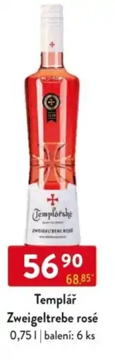 Qanto Templář Zweigeltrebe rosé nabídka