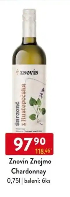 Qanto Znovín Znojmo Chardonnay nabídka