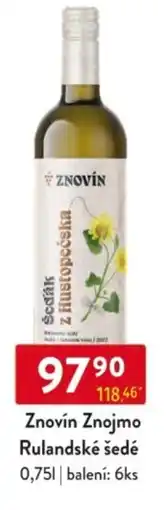 Qanto Znovín Znojmo Rulandské šedé nabídka