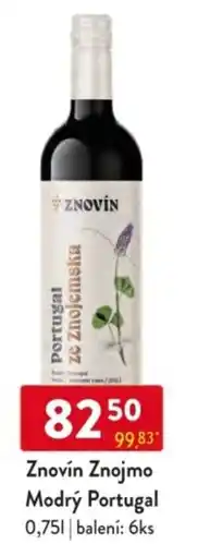Qanto Znovín Znojmo Modrý Portugal nabídka
