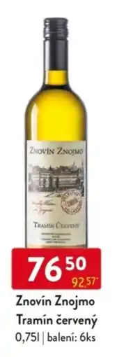 Qanto Znovín Znojmo Tramín červený nabídka