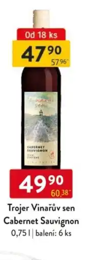 Qanto Trojer Vinařův sen Cabernet Sauvignon nabídka