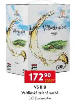 Qanto VS BIB Veltlínské zelené suché nabídka