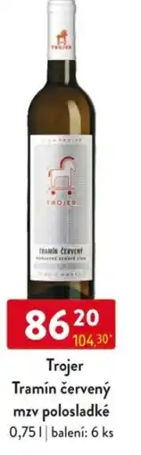 Qanto Trojer Tramín červený mzv polosladké nabídka