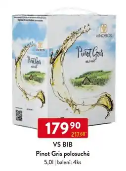 Qanto VS BIB Pinot Gris polosuché nabídka