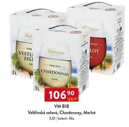 Qanto VM BIB Veltlínské zelené, Chardonnay, Merlot nabídka