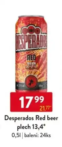 Qanto Desperados Red beer plech 13,4° nabídka