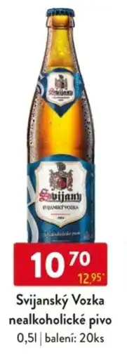 Qanto Svijanský Vozka nealkoholické pivo nabídka