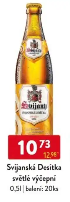 Qanto Svijanská Desítka světlé výčepní nabídka