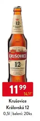 Qanto Krušovice Královská 12 nabídka