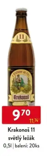 Qanto Krakonoš 11 světlý ležák nabídka