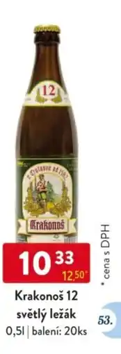 Qanto Krakonoš 12 světlý ležák nabídka