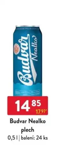 Qanto Budvar Nealko plech nabídka