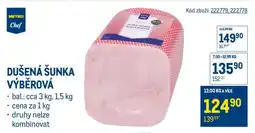 Makro Dušená šunka výběrová nabídka