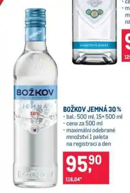 Makro BOŽKOV JEMNÁ 30 % nabídka