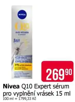 Teta Nivea Q10 Expert sérum pro vyplnění vrásek 15 ml nabídka