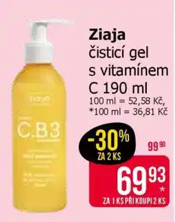 Teta Ziaja čisticí gel s vitamínem C 190 ml nabídka