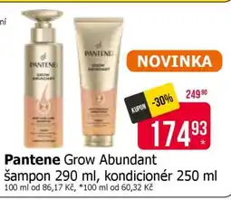 Teta Pantene Grow Abundant šampon 290 ml, kondicionér 250 ml nabídka