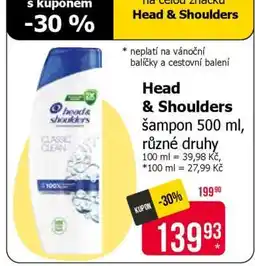Teta Head & Shoulders šampon 500 ml nabídka