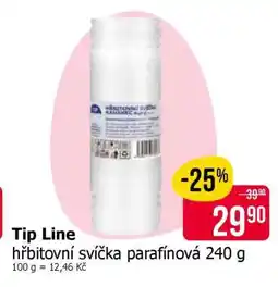 Teta Tip Line hřbitovní svíčka parafínová 240 g nabídka