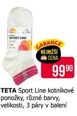 Teta TETA Sport Line kotníkové ponožky nabídka