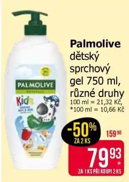 Teta Palmolive dětský sprchový gel 750 ml nabídka