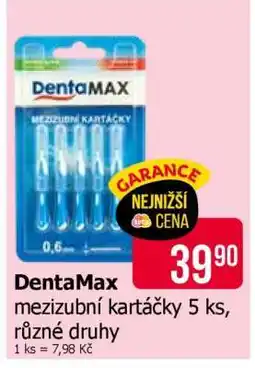 Teta DentaMAX mezizubní kartáčky 5 ks nabídka