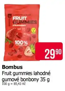 Teta Bombus Fruit gummies lahodné gumové bonbony 35 g nabídka