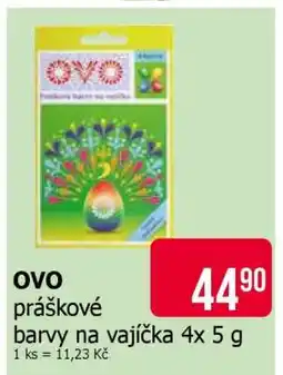 Teta OVO práškové barvy na vajíčka 4x 5 g nabídka