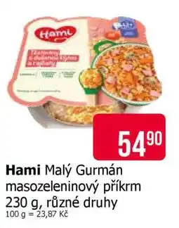 Teta Hami Malý Gurmán masozeleninový příkrm nabídka