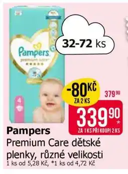Teta Pampers Premium Care Dětské plenky nabídka